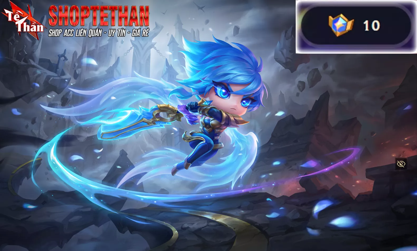 ACC CLONE TFT: Riven thần kiếm tí nị, dư 10 Huy Chương, mail ảo chưa xác minh, unrank lv1